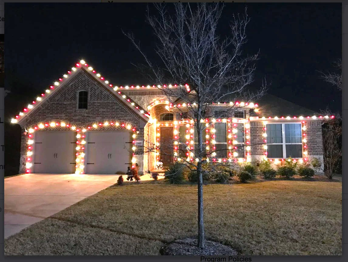 50 Ft - DIY Christmas Light Kit