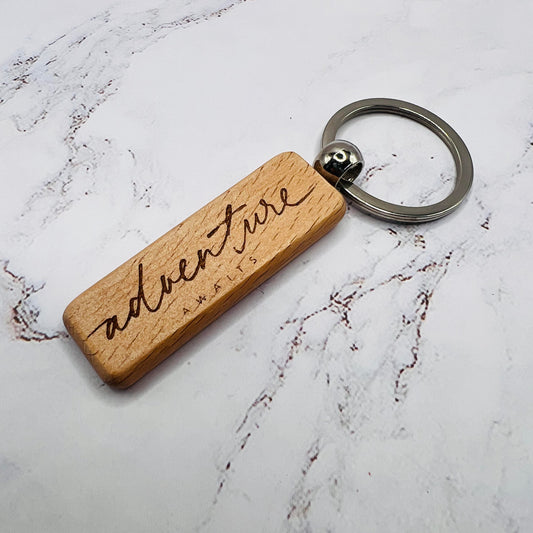 Adventure Awaits Keychain