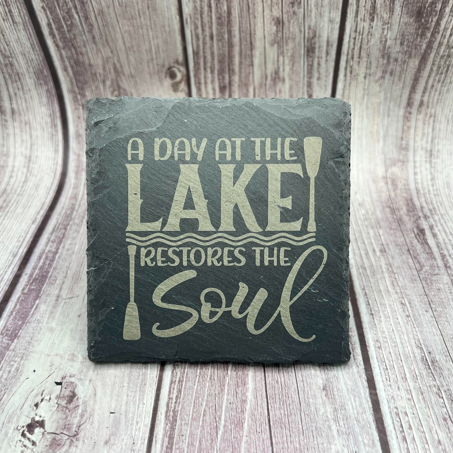 Lake Life Slate Coasters