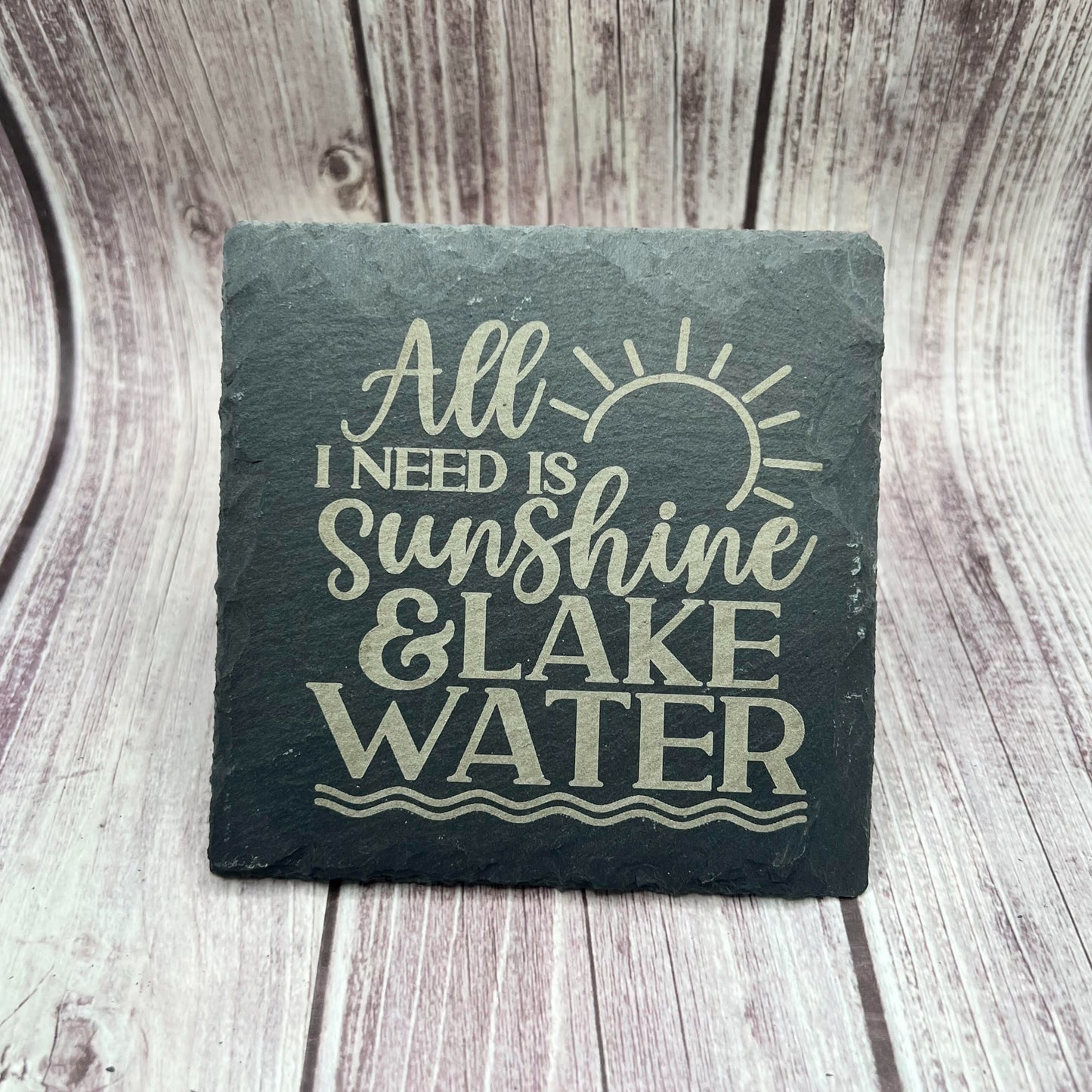 Lake Life Slate Coasters