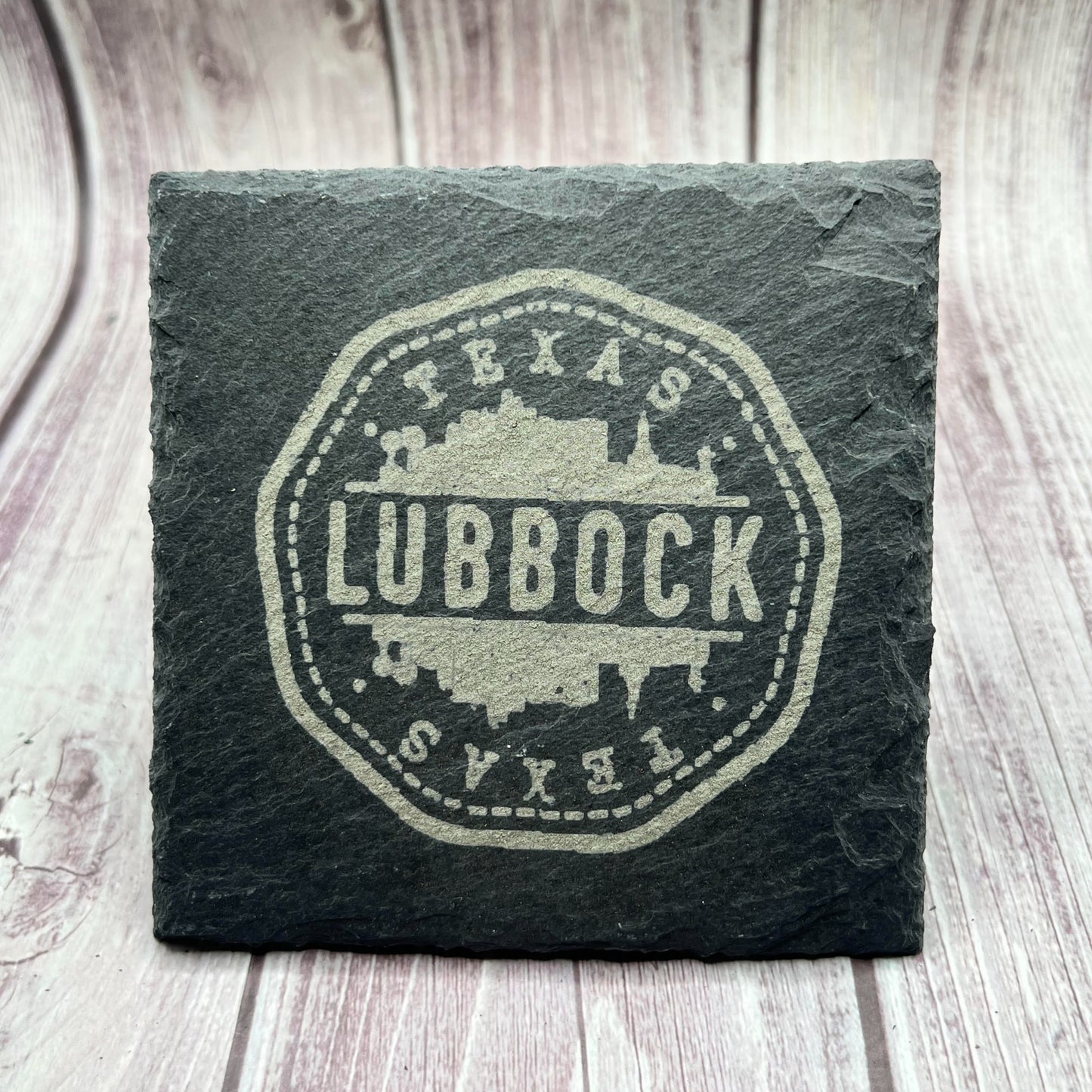 Lubbock Slate Coasters